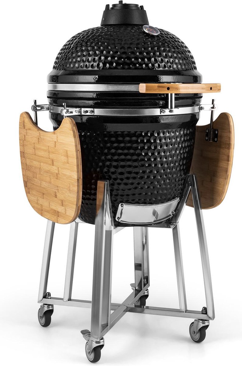 Wat vinden we goed aan de Patton Kamado Grill 21" Houtskoolbarbecue Zwart