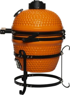Patton Kamado Keramische Houtskoolbarbecue 13" Oranje