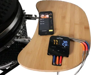 Patton Premium Kamado 16" Medium Ø34 cm Zwart