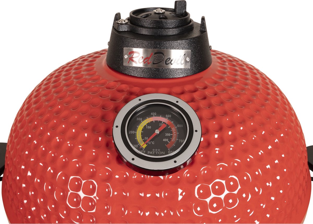 Patton Premium Kamado 21" Red Devil Rood Large Ø47 cm