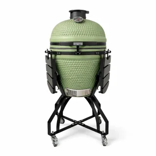 De Patton Premium Large 21" Kamado - Olijfgroen in één oogopslag