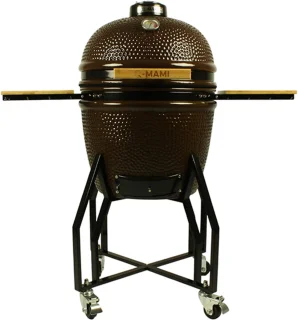 De Q-MAMI Kamado Grill Large Mokka in één oogopslag