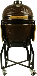 Wat vinden we goed aan de Q-MAMI Kamado Grill Large Mokka