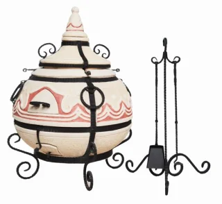 Tandoor Orient – Keramische houtgestookte buitenoven, 125L