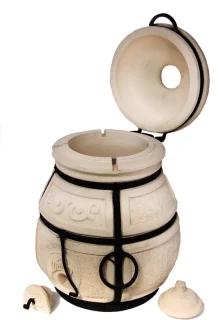 Tandoor Skif (klapdeksel) verticale kamado