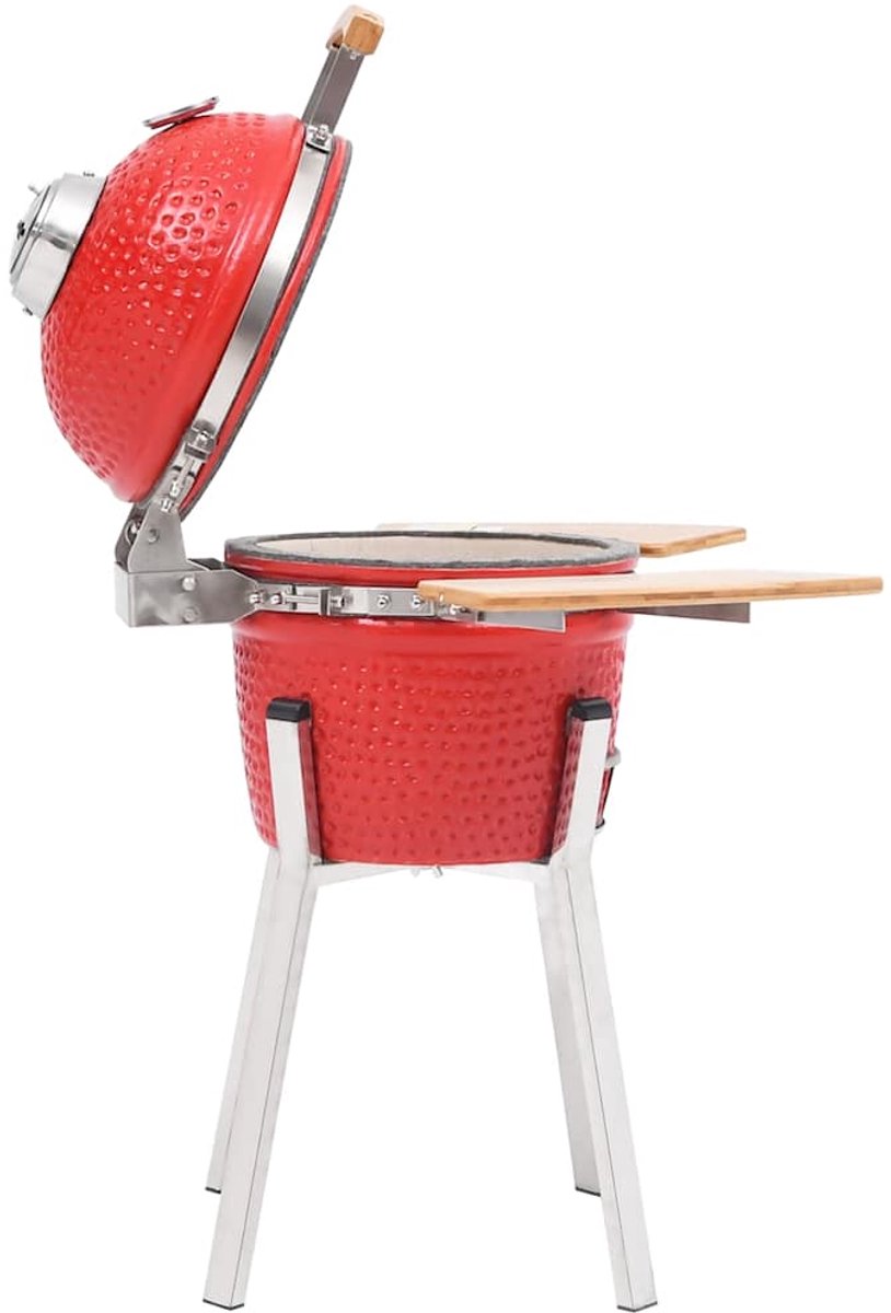 The Living Store Kamado 76 cm keramische barbecue