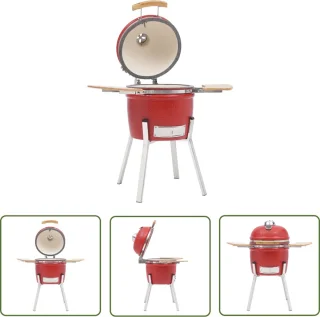 The Living Store Kamado 81 cm keramische barbecue