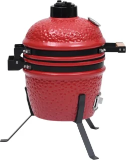 The Living Store Kamado Mini Keramische Barbecue 26,5 cm