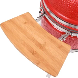 vidaXL Kamado 76 cm Rood Keramische Houtskoolbarbecue