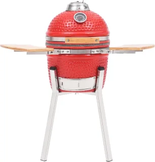 vidaXL Kamado 76 cm Rood Keramische Houtskoolbarbecue