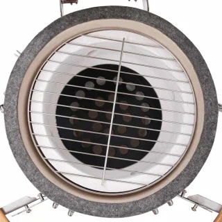 vidaXL Kamado 76 cm Rood Keramische Houtskoolbarbecue