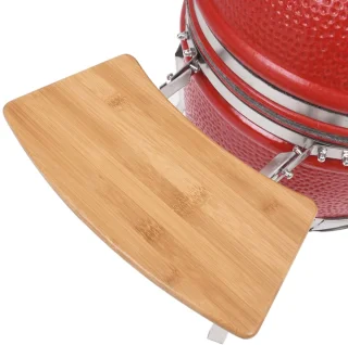 vidaXL Kamado 81 cm keramische houtskoolbarbecue rood