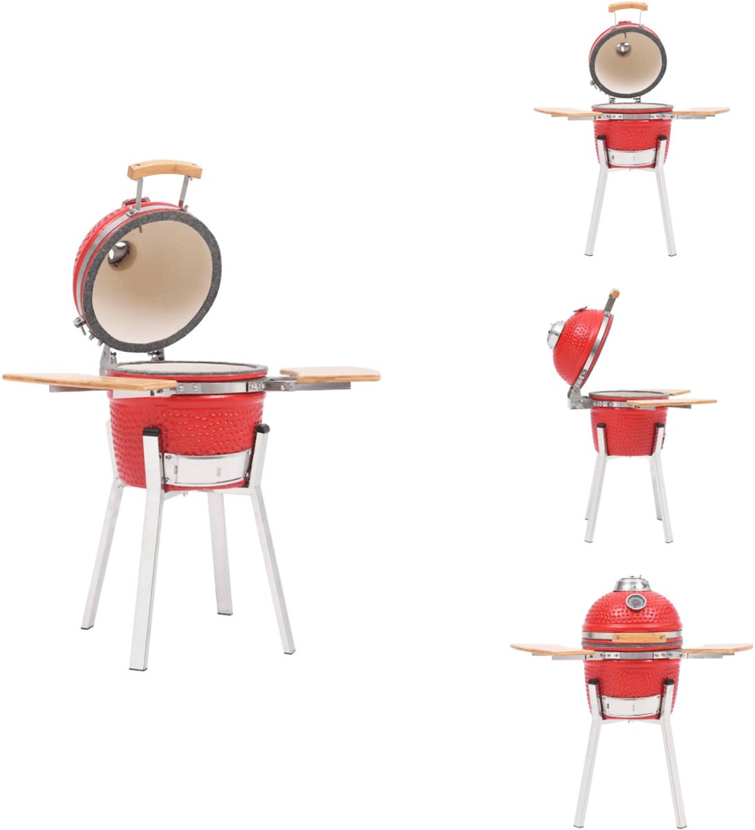 vidaXL Kamado Barbecue 76 cm Keramiek