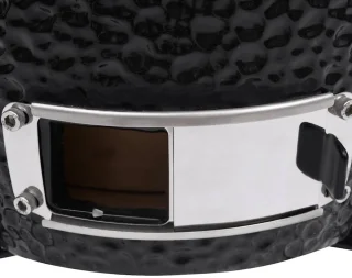 vidaXL Kamado BBQ 56 cm keramische houtskoolbarbecue zwart