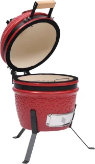 vidaXL Kamado keramische barbecue 56 cm rood