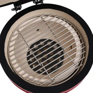 vidaXL Kamado keramische barbecue 56 cm rood