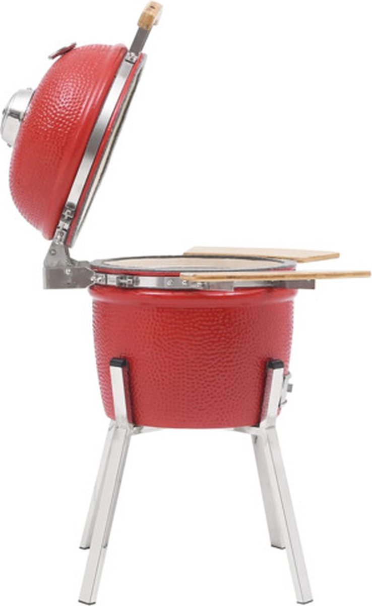 Wat vinden we goed aan de vidaXL Kamado keramische barbecue 81 cm