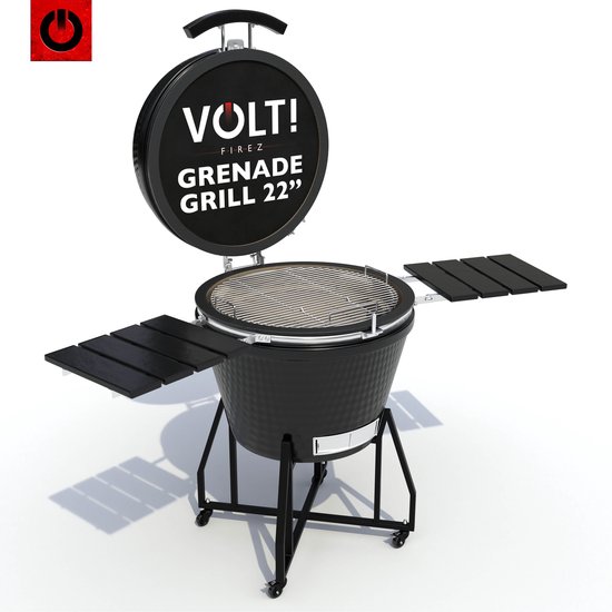 VOLT! Kamado BBQ 22 Inch Houtskoolbarbecue