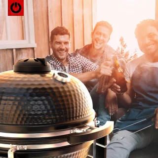 VOLT! Kamado BBQ 24 Inch Houtskool