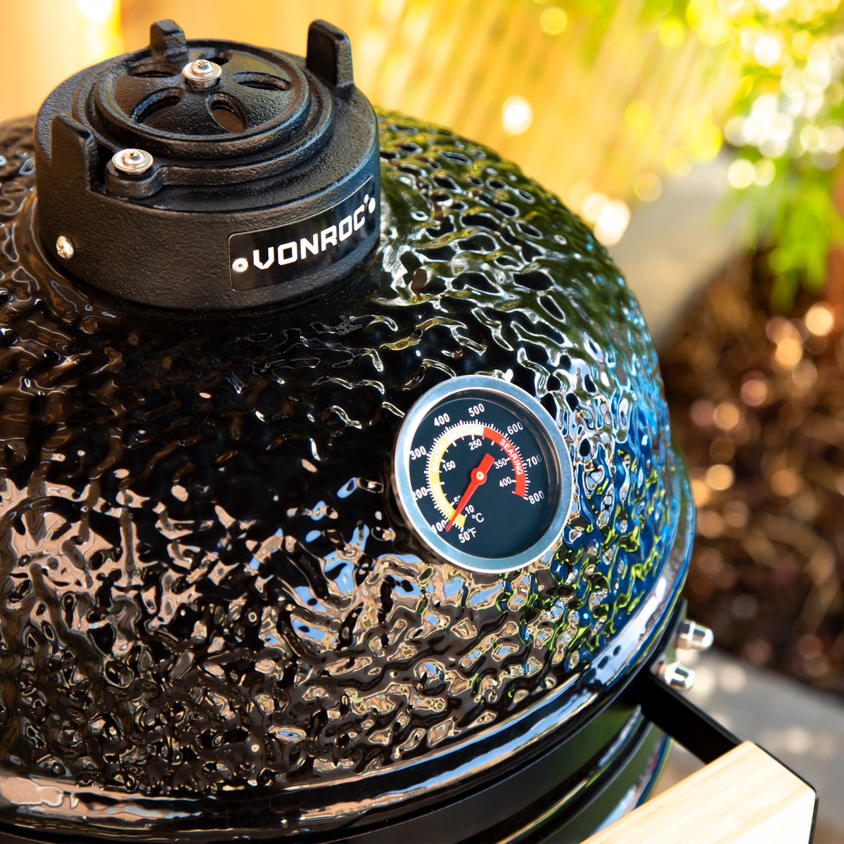 VONROC Kamado 13" Houtskoolbarbecue Keramisch