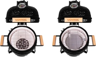 VONROC Kamado 13" Houtskoolbarbecue Keramisch