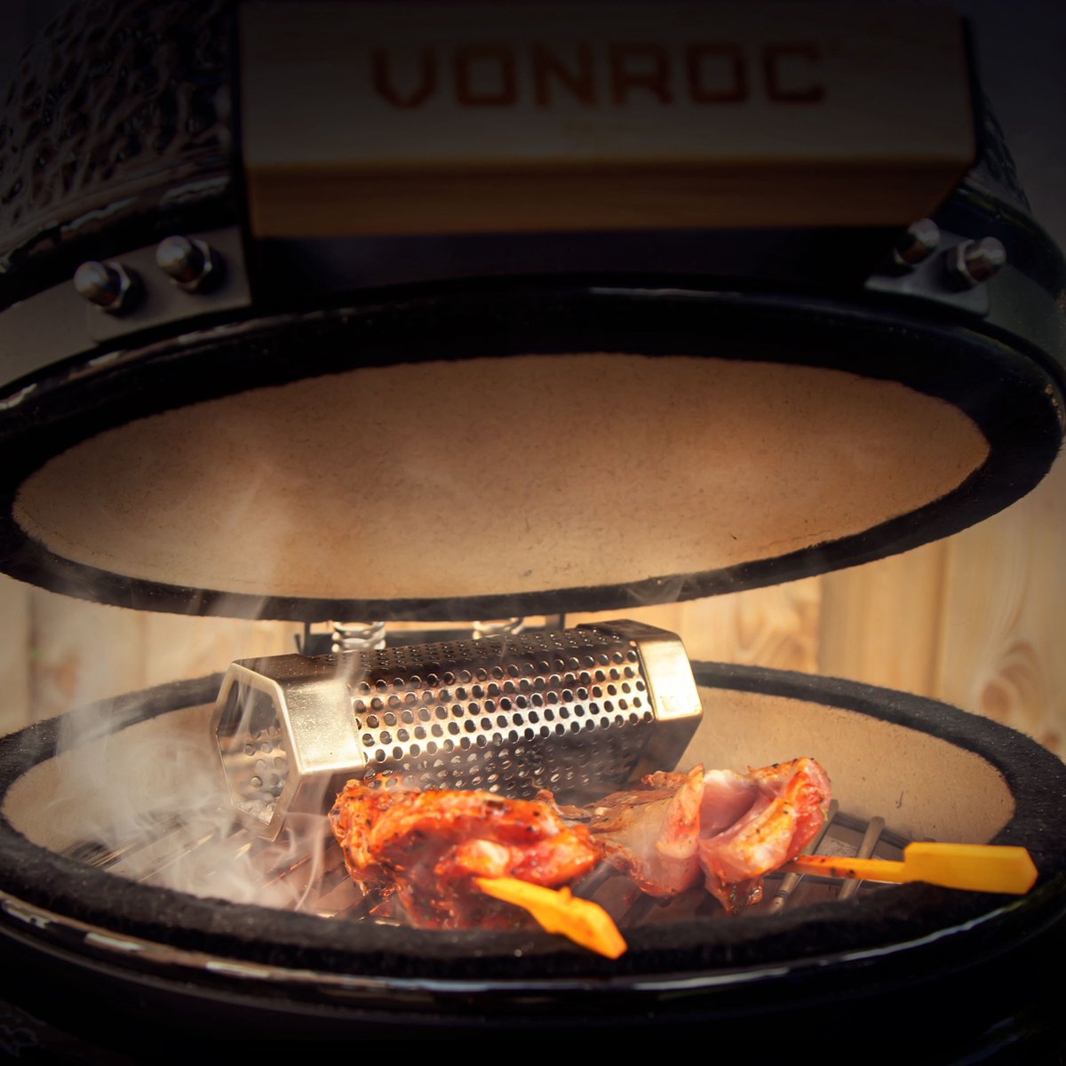 VONROC Kamado 13" Houtskoolbarbecue Keramisch
