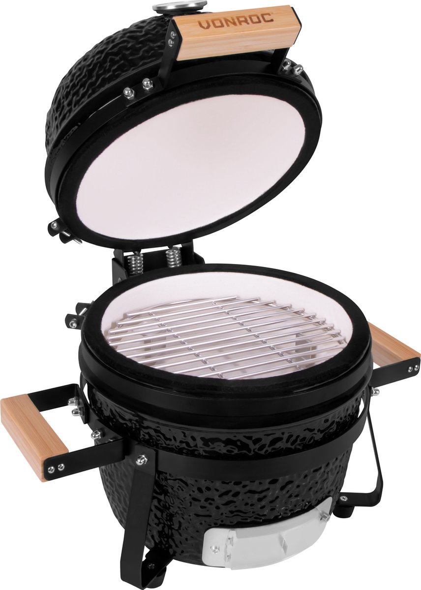 VONROC Kamado 13" Houtskoolbarbecue Keramisch