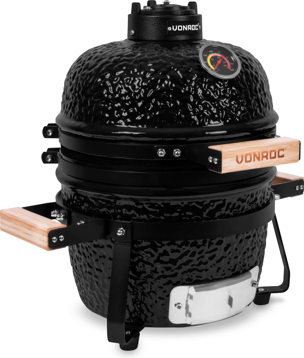 VONROC Kamado 13" Houtskoolbarbecue Keramisch