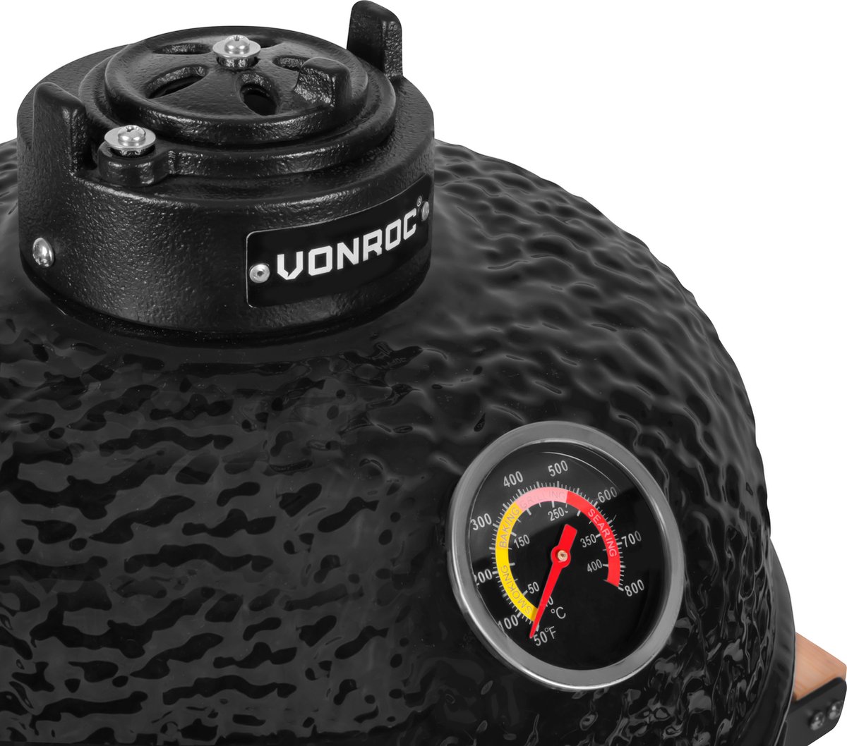 VONROC Kamado 13" Houtskoolbarbecue Keramisch
