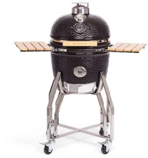 Yakiniku Kamado Medium 41cm Houtskool Grill met Onderstel en Zijtafels