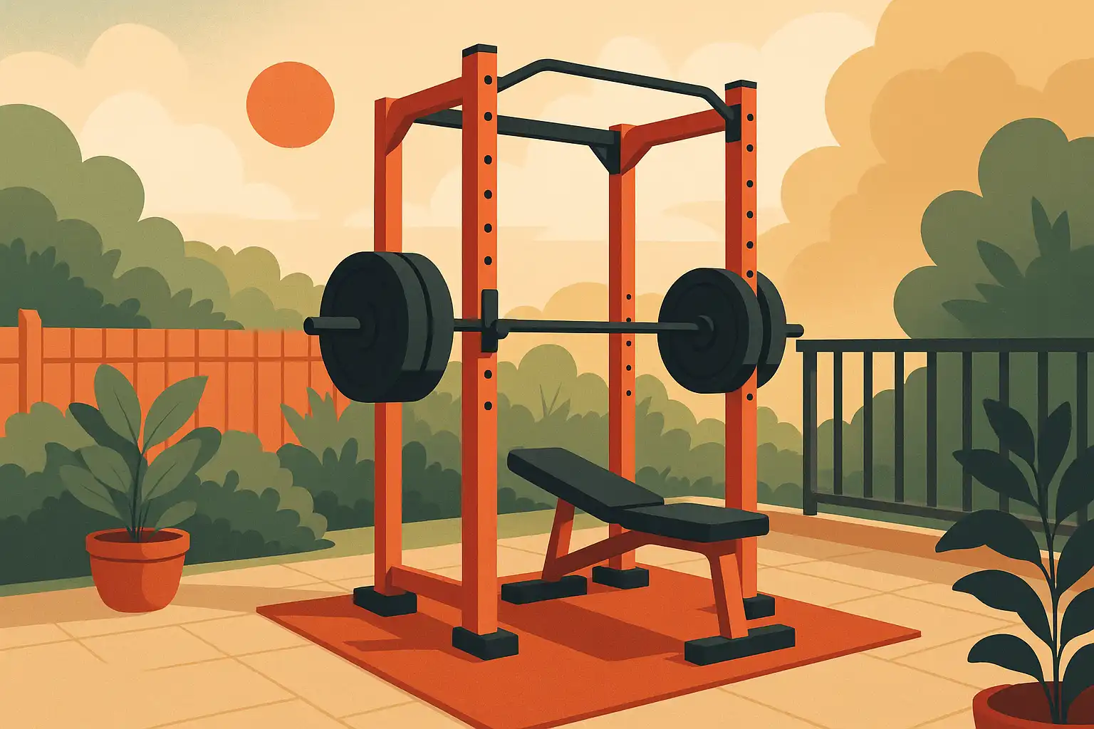 Buiten trainen met je krachtstation: tips voor een weerbestendige tuin- of balkonopstelling
