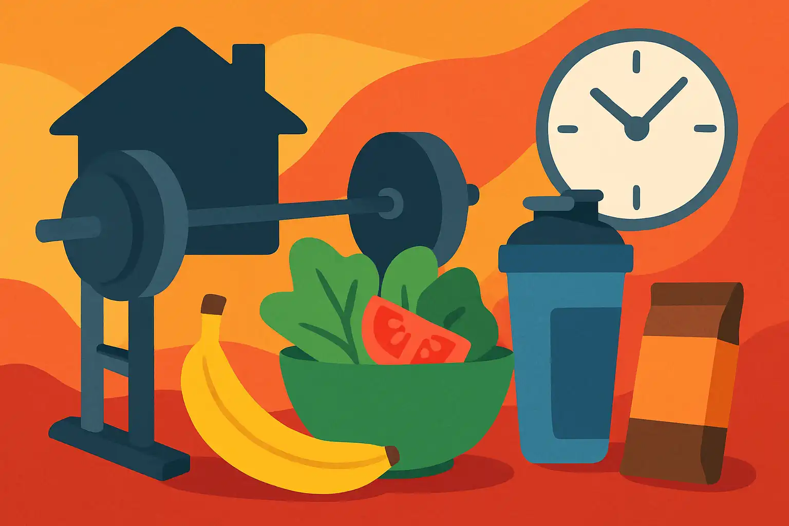 Eet slim tijdens je home gym-sessies: de beste pre- en postworkout snacks voor krachtstationtraining
