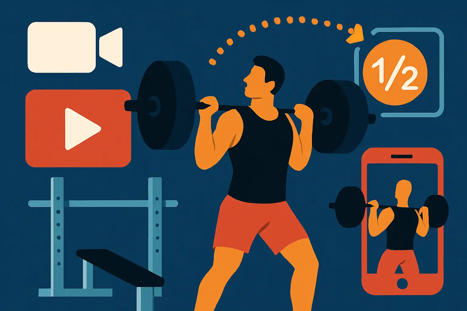 Film jezelf: zo gebruik je video- en slowmotionanalyse om je techniek op het krachtstation te verbeteren