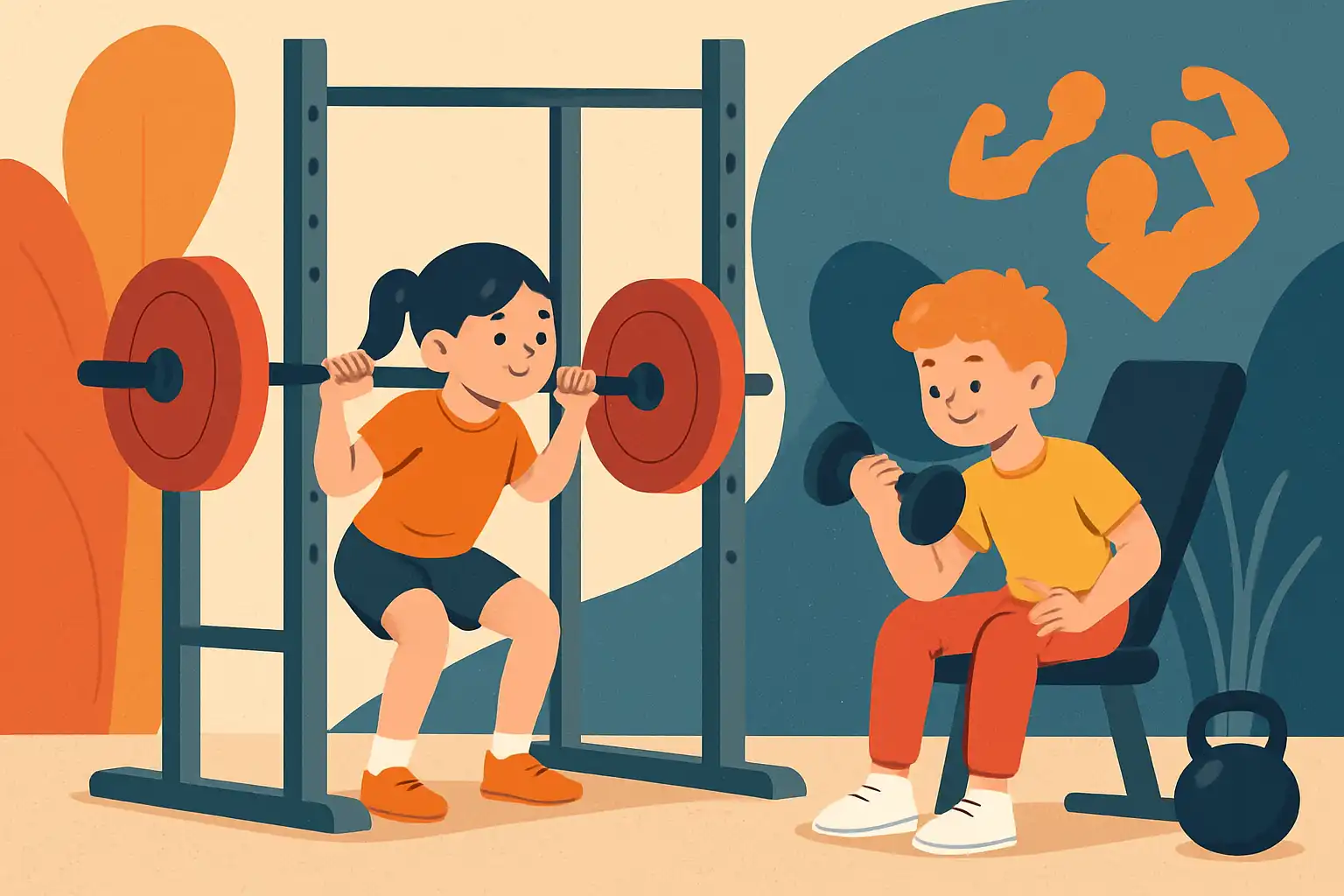 Kinderen en een krachtstation: veilig trainen, juiste progressie en spelenderwijs sterker worden