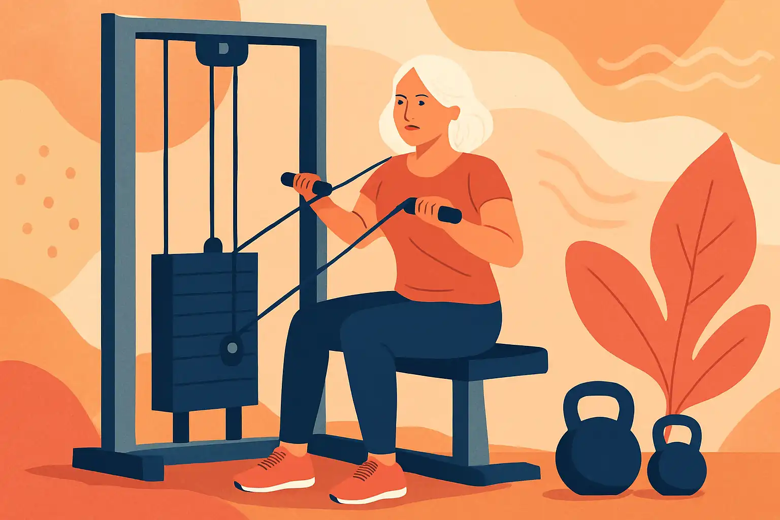 Krachtstation tijdens de overgang: slimme trainings- en herstelstrategieën die écht werken