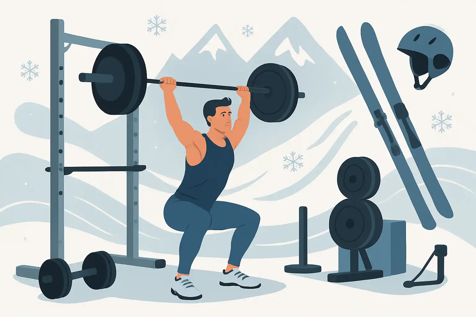 Krachtstation-workouts voor wintersporters: bereid je voor op de piste met deze oefeningen