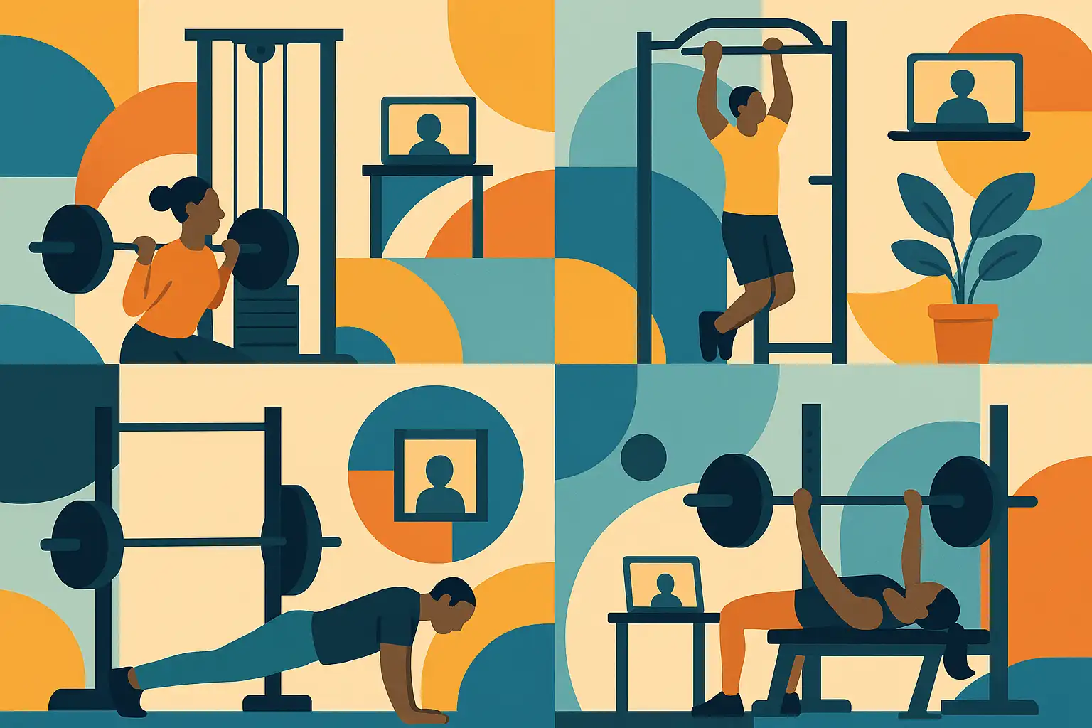 Micro-workouts thuis: 5 mini krachtstation sessies die je tussen Zoom-calls past