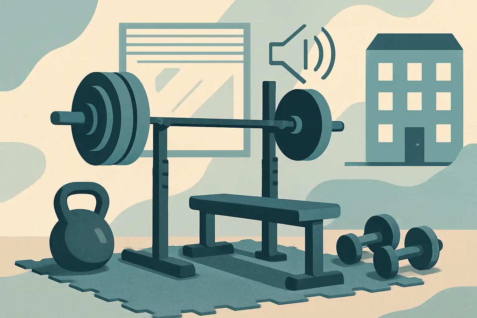 Quiet workouts: zo maak je je krachtstation geluidsarm voor appartementtraining