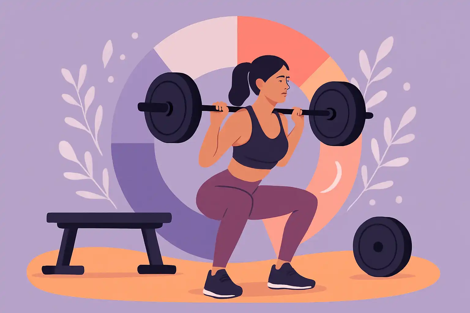 Train slim met je cyclus: krachtstation-workouts afgestemd op elke fase