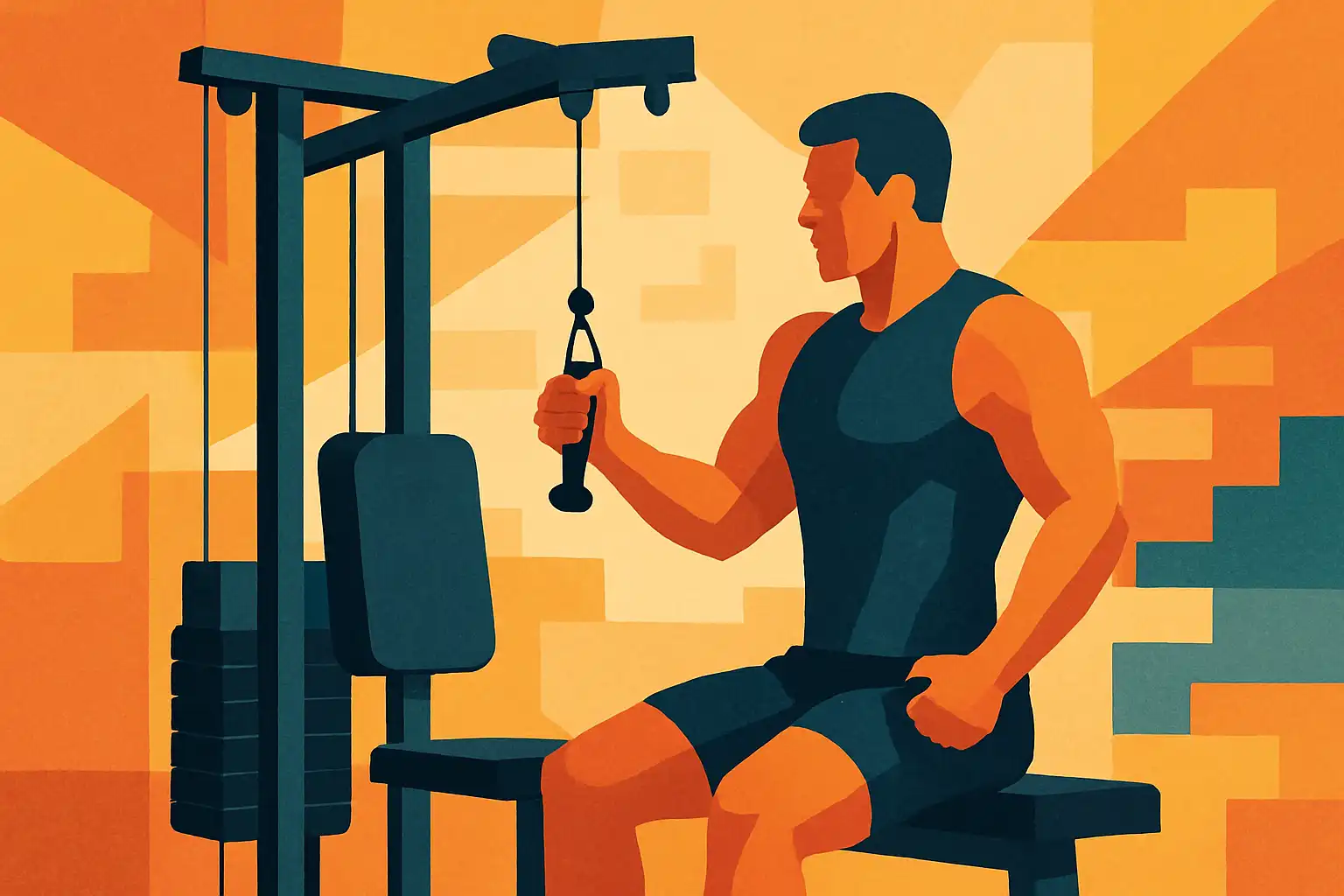 Word in 30 dagen sterker met alleen je krachtstation: dag-tot-dag progressieplan zonder extra apparatuur