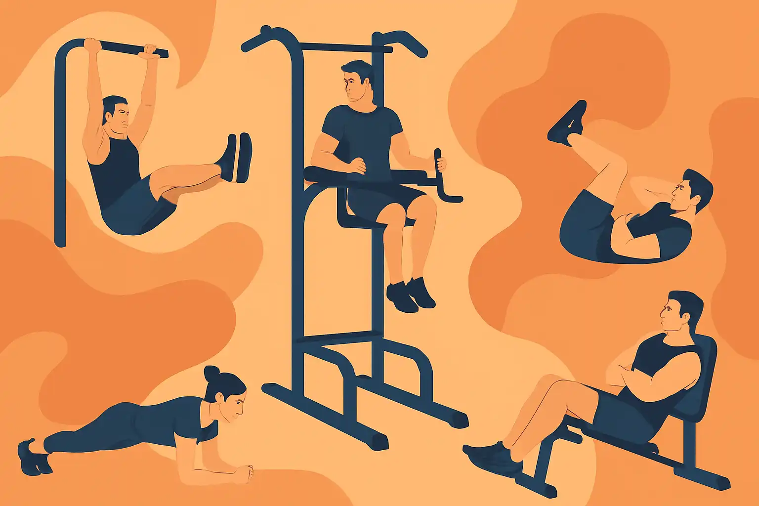 Zo bouw je een sterke core met alleen je krachtstation: 10 oefeningen die je direct kunt doen