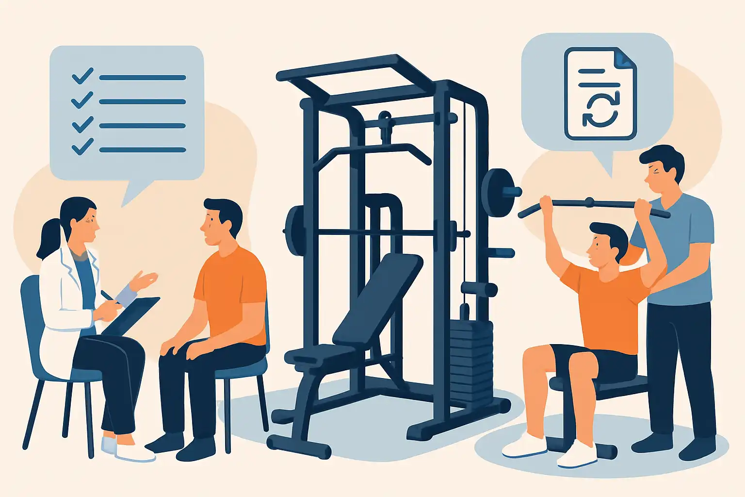 Zo integreer je het krachtstation in je fysiotherapiepraktijk: van intake tot herstelprotocol