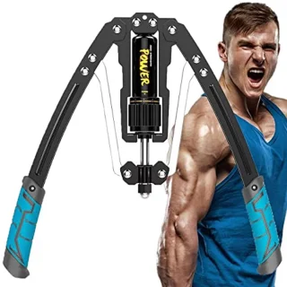 Verstelbare Twister Armtrainer 10-204 kg - Hydraulische Krachtoefening voor Bovenlichaam, Borst en Schouder