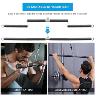Multifunctionele Lat Pulldown Bar voor Thuisgym - Versterk je Training met een Pull-Up Bar