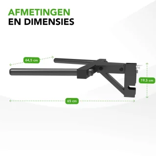 Tunturi PR60 Power Rack Krachtstation Accessoire - Fitnessmachine Dip handle