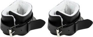 Gorilla Sports - Ankle straps - Set van 2 - Voetriemen - Kickbacks - Leer