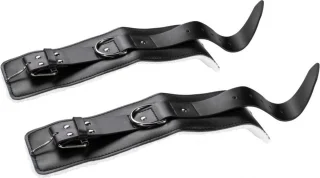 Gorilla Sports - Ankle straps - Set van 2 - Voetriemen - Kickbacks - Leer