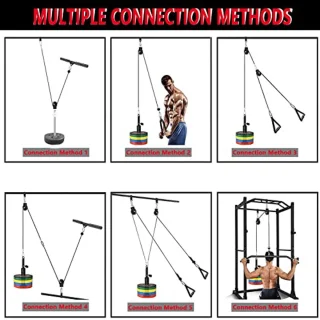 Kabel Katrol Systeem voor Thuis Krachttraining - Latpull Down en Triceps Pull Down Apparatuur