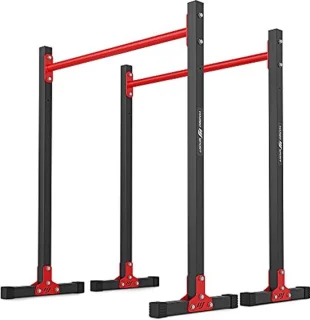 Verstelbare Dip Stand voor Thuis Gym - Ruimtebesparend en Stevig