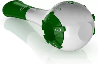 Crrynuo 1 Stuk - Ademhalingstrainer - Longtrainer Voor Ademhaling - Draagbare Ademhalingstrainer Voor Betere Conditie En Slaap - Groen - Draagbaar En Instelbaar